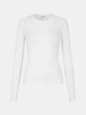 Envolvi Tee L/S White