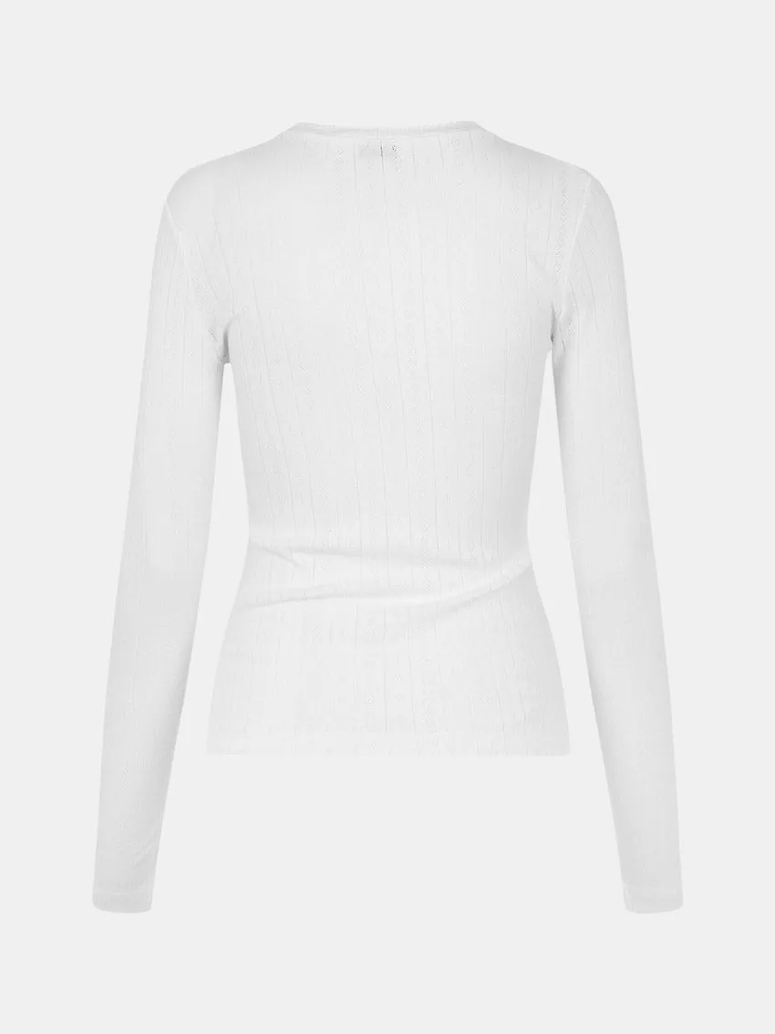 Envolvi Tee L/S White