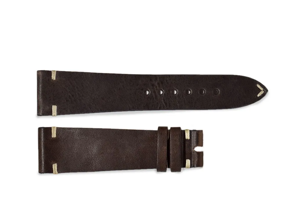 Evant Decodiver Mocha Vintage Leather Strap - 22mm