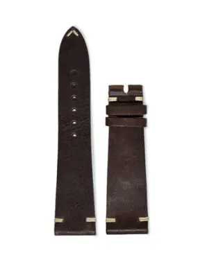 Evant Decodiver Mocha Vintage Leather Strap - 22mm