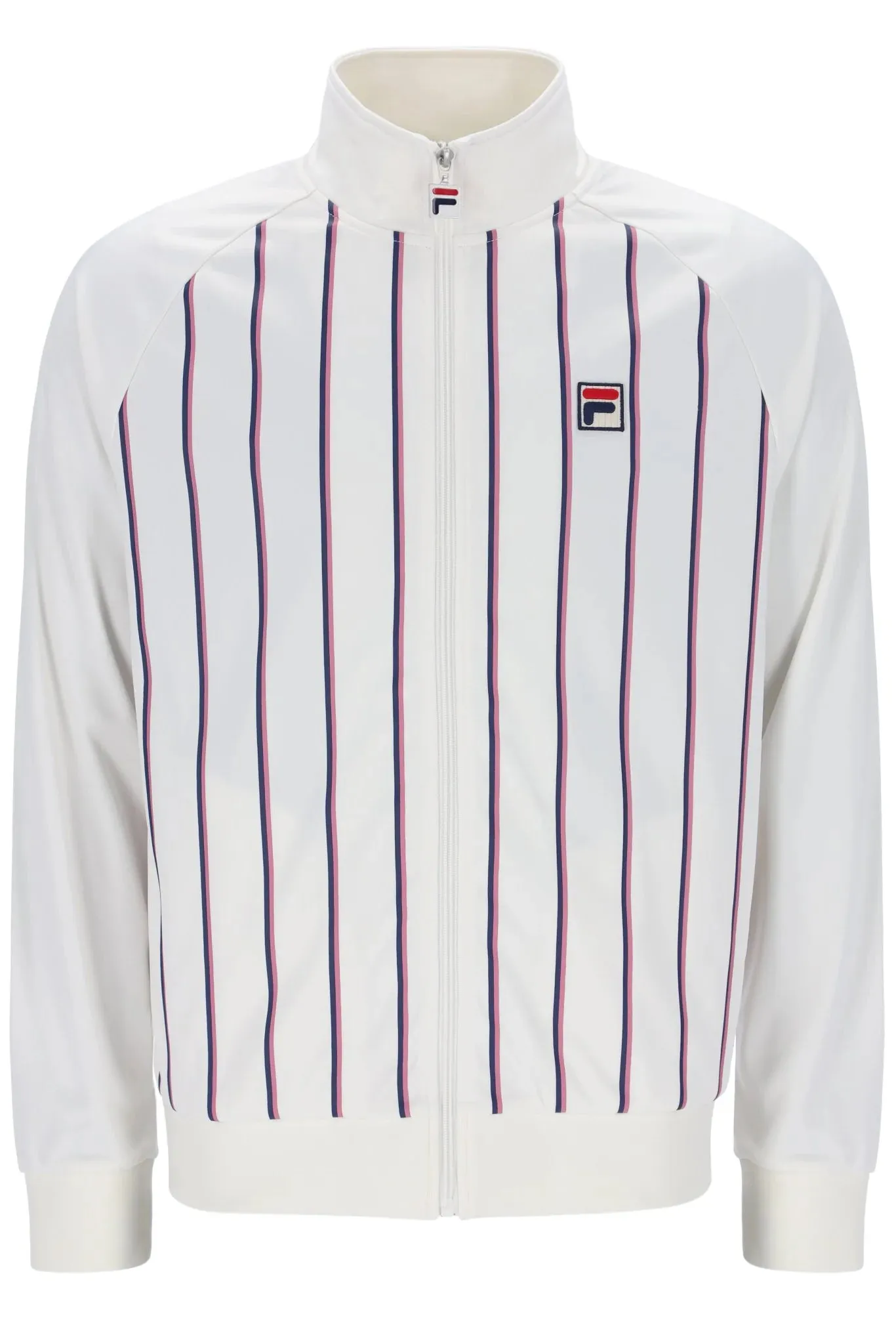 Fila Vintage Men's Hudson Stripe Track Top Gardenia