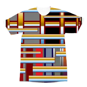 geometric Premium Sublimation Adult T-Shirt