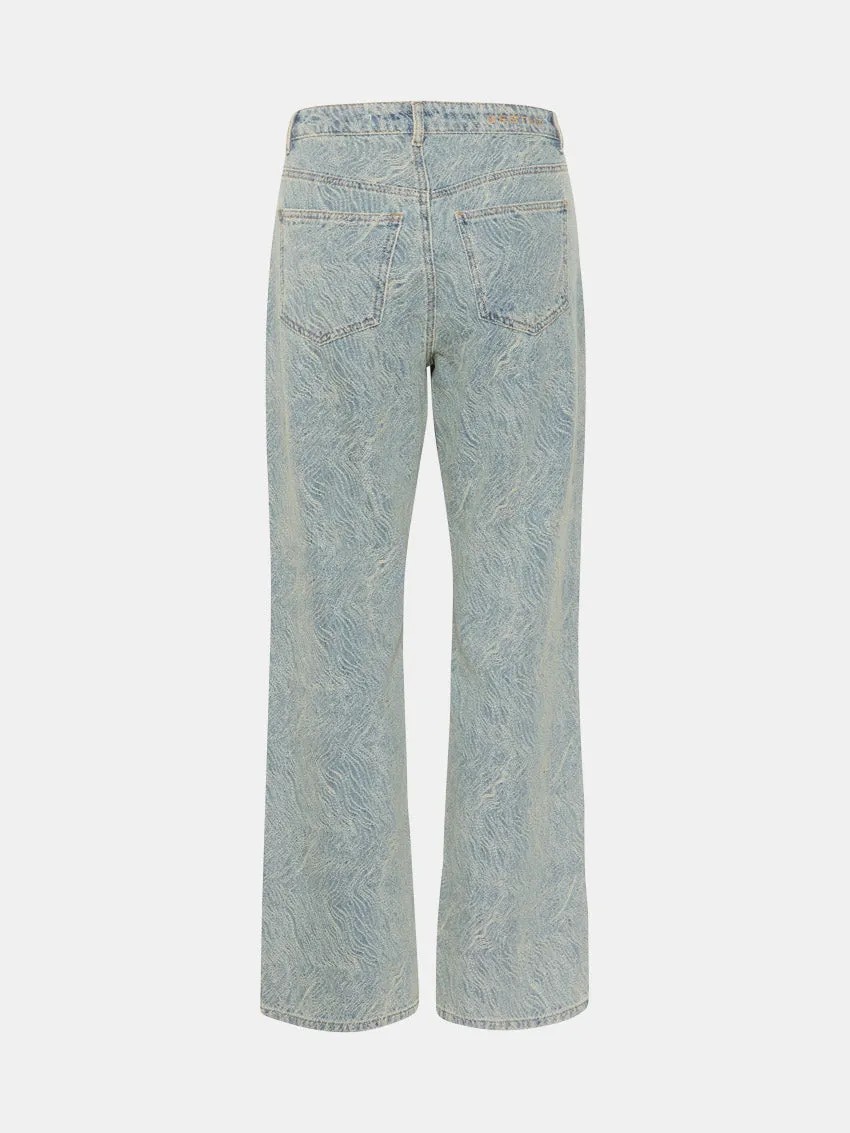 GiannaGZ Jeans Blue/White Marble