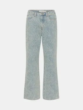 GiannaGZ Jeans Blue/White Marble
