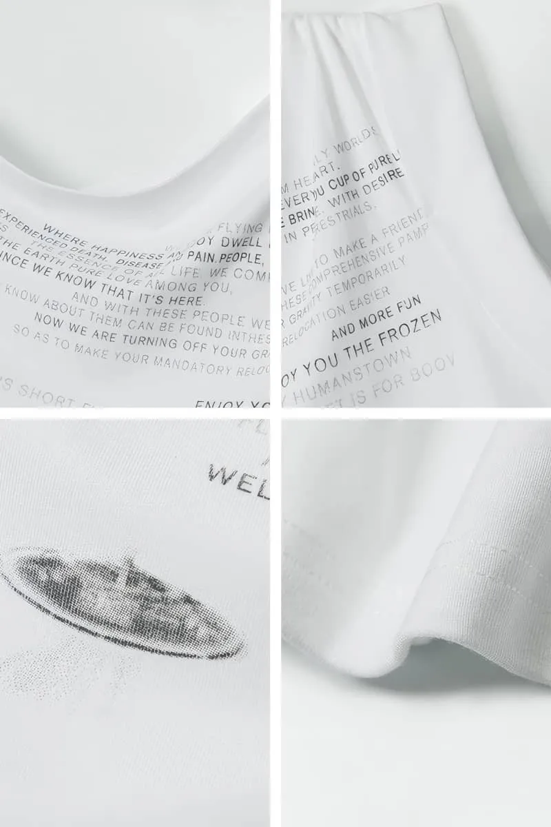 Irregular shoulder T-shirt
