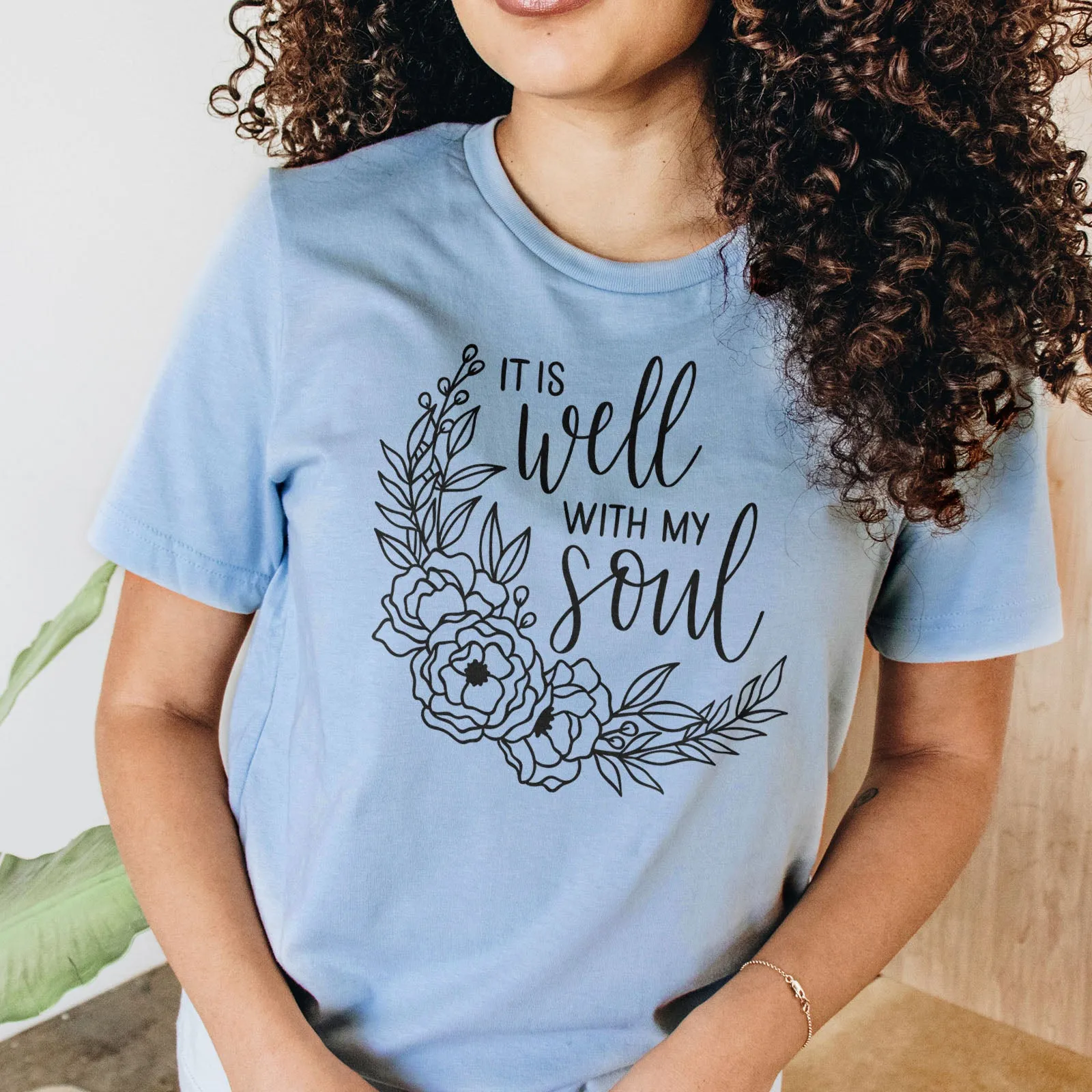 It Is Well With My Soul - Wreath Tee