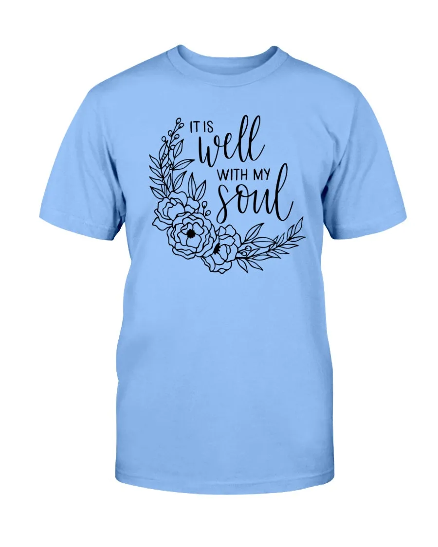 It Is Well With My Soul - Wreath Tee