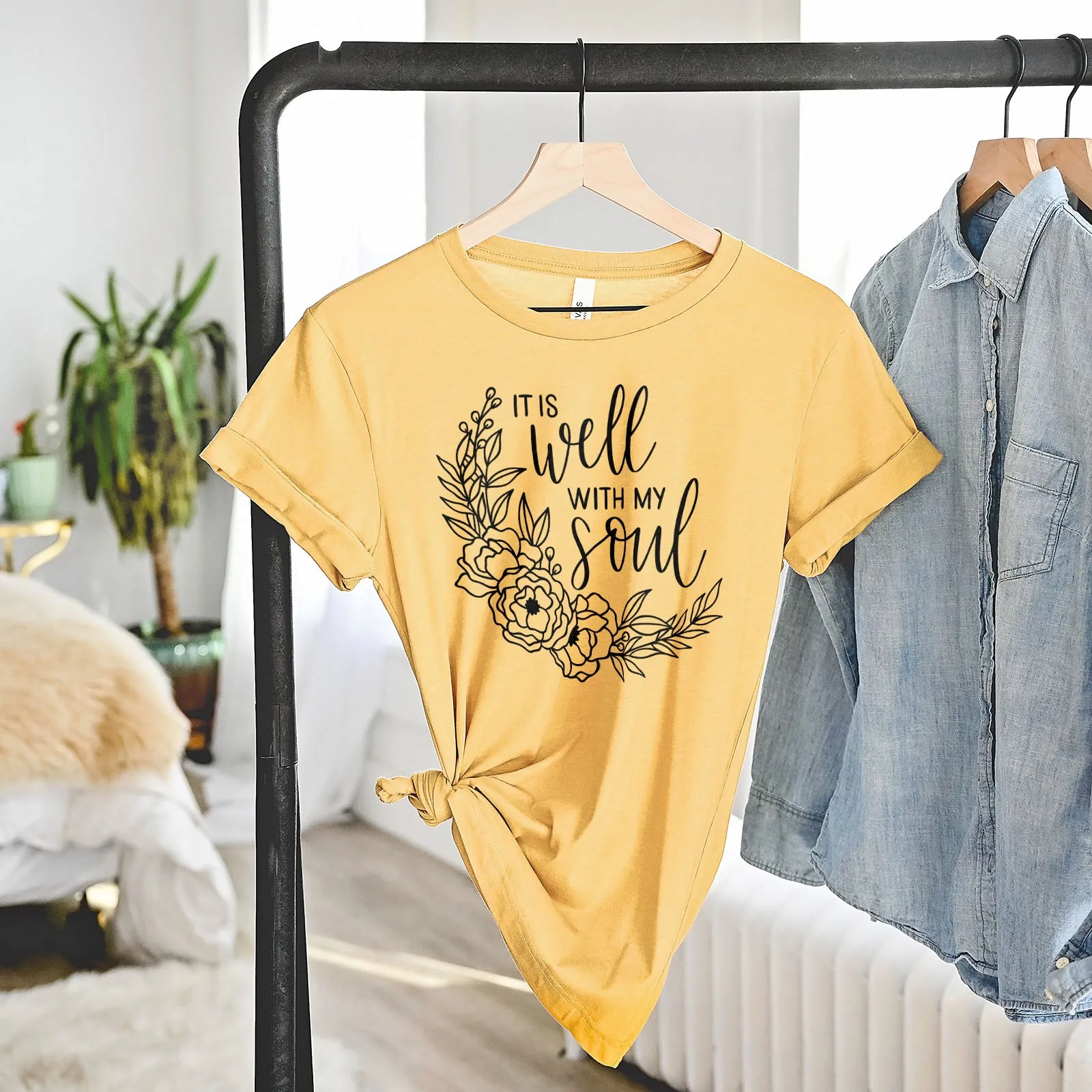 It Is Well With My Soul - Wreath Tee