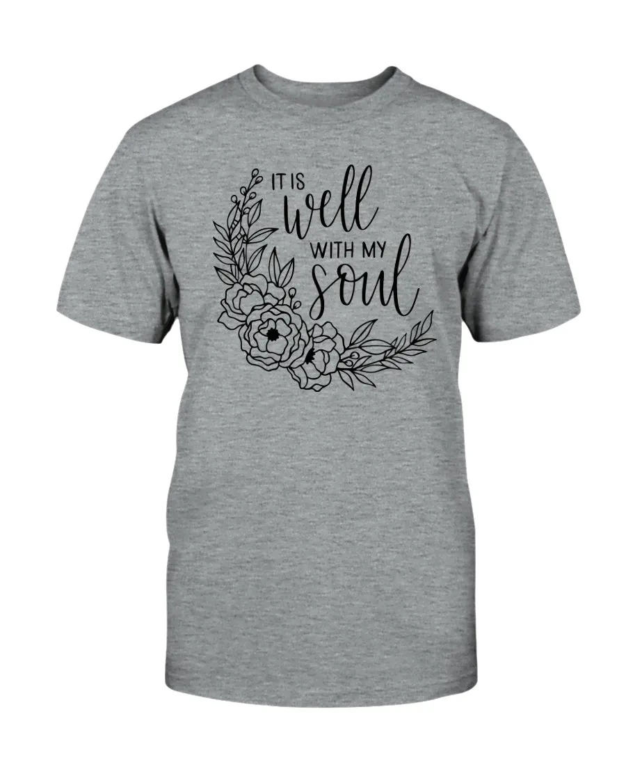 It Is Well With My Soul - Wreath Tee