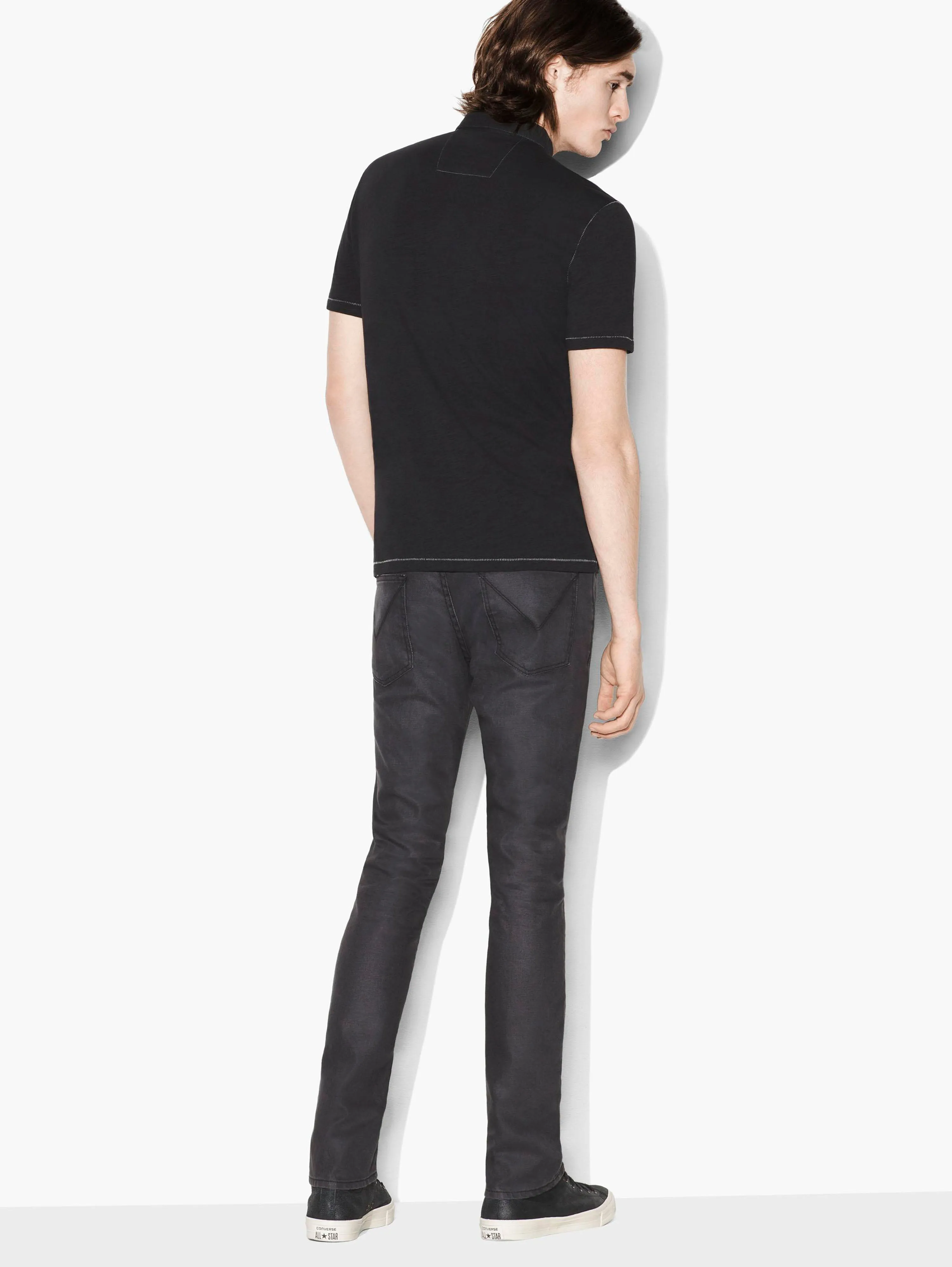 John Varvatos - Short Sleeve Peace Polo