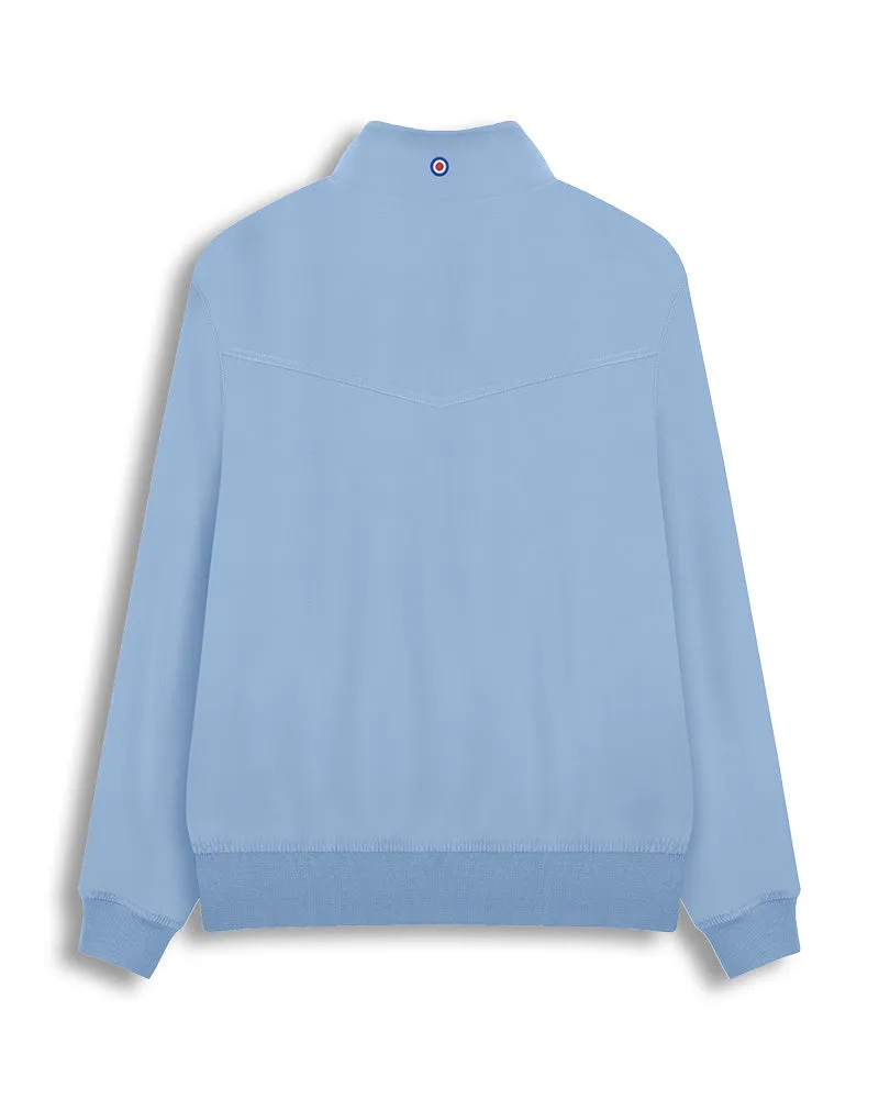 Lambretta Men's LMBBHH1 Showerproof Classic Harrington Jacket Powder Blue