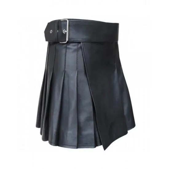 Leather Strap Short Skirt Kilt For Women