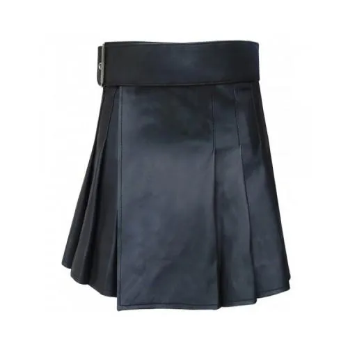 Leather Strap Short Skirt Kilt For Women