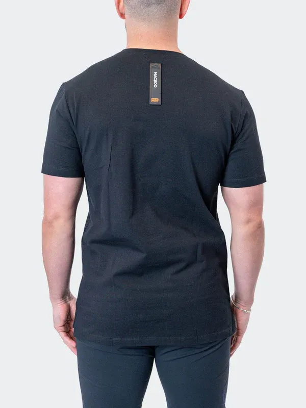 Maceoo Tee Scribleskull | Black