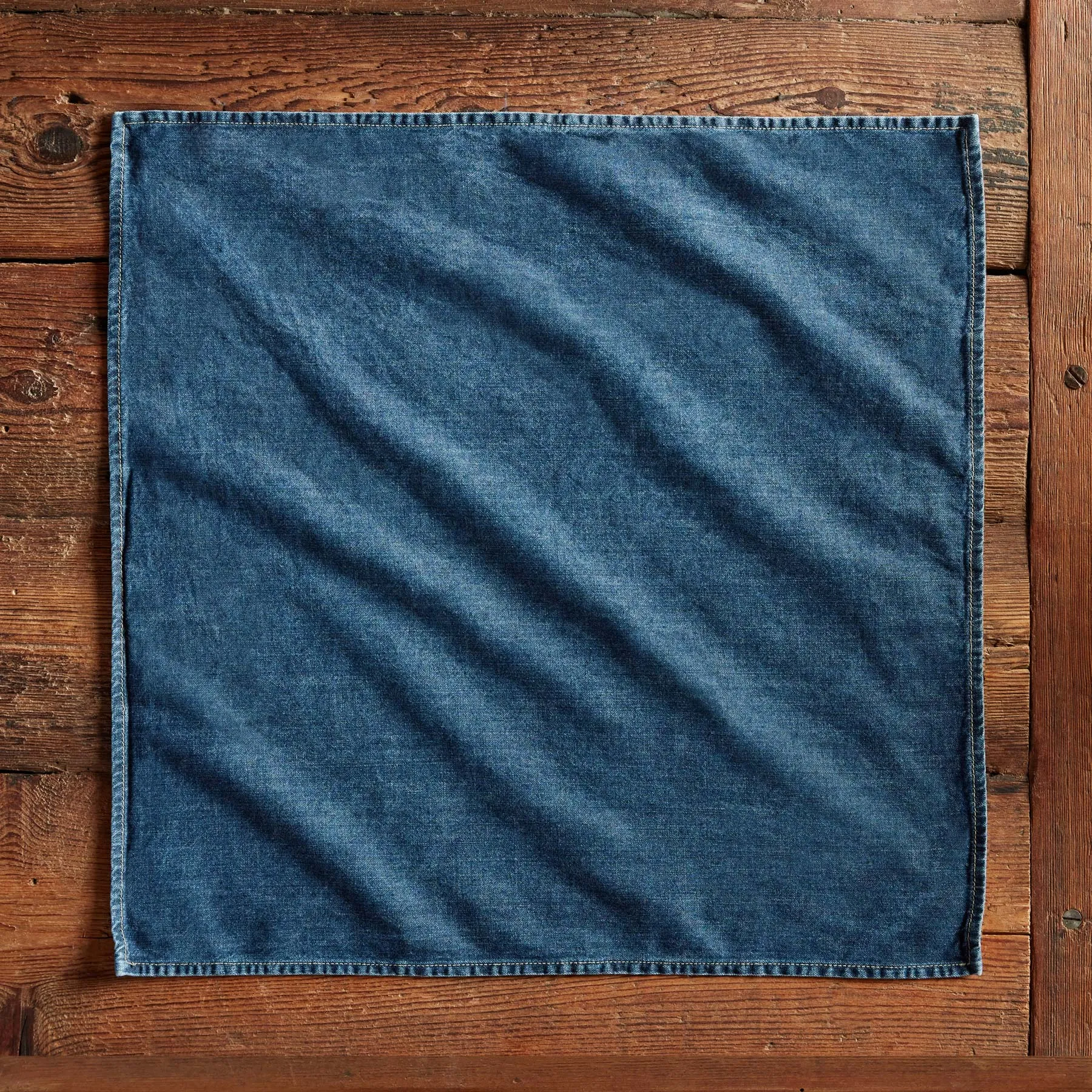 Medium Denim Napkin - Medium Denim
