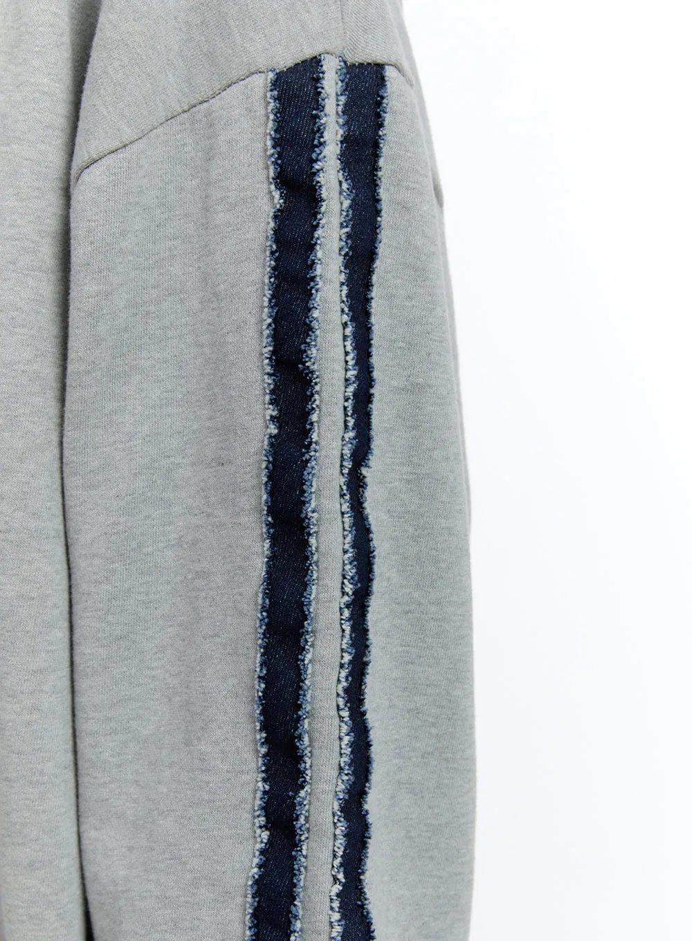 Men's  Cotton Patchwork Hoodie  IS412