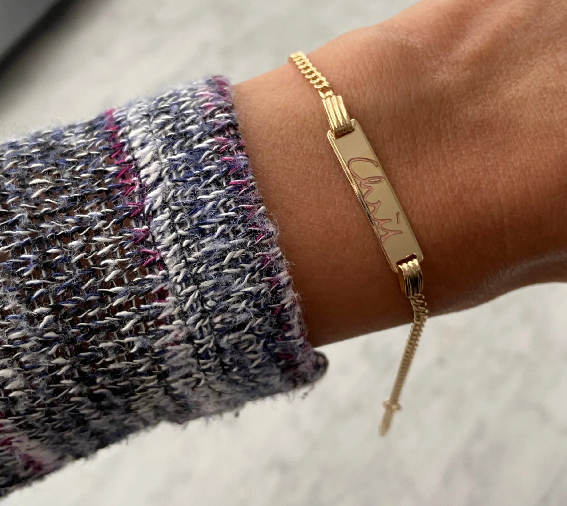 Mini Curb ID Bracelet