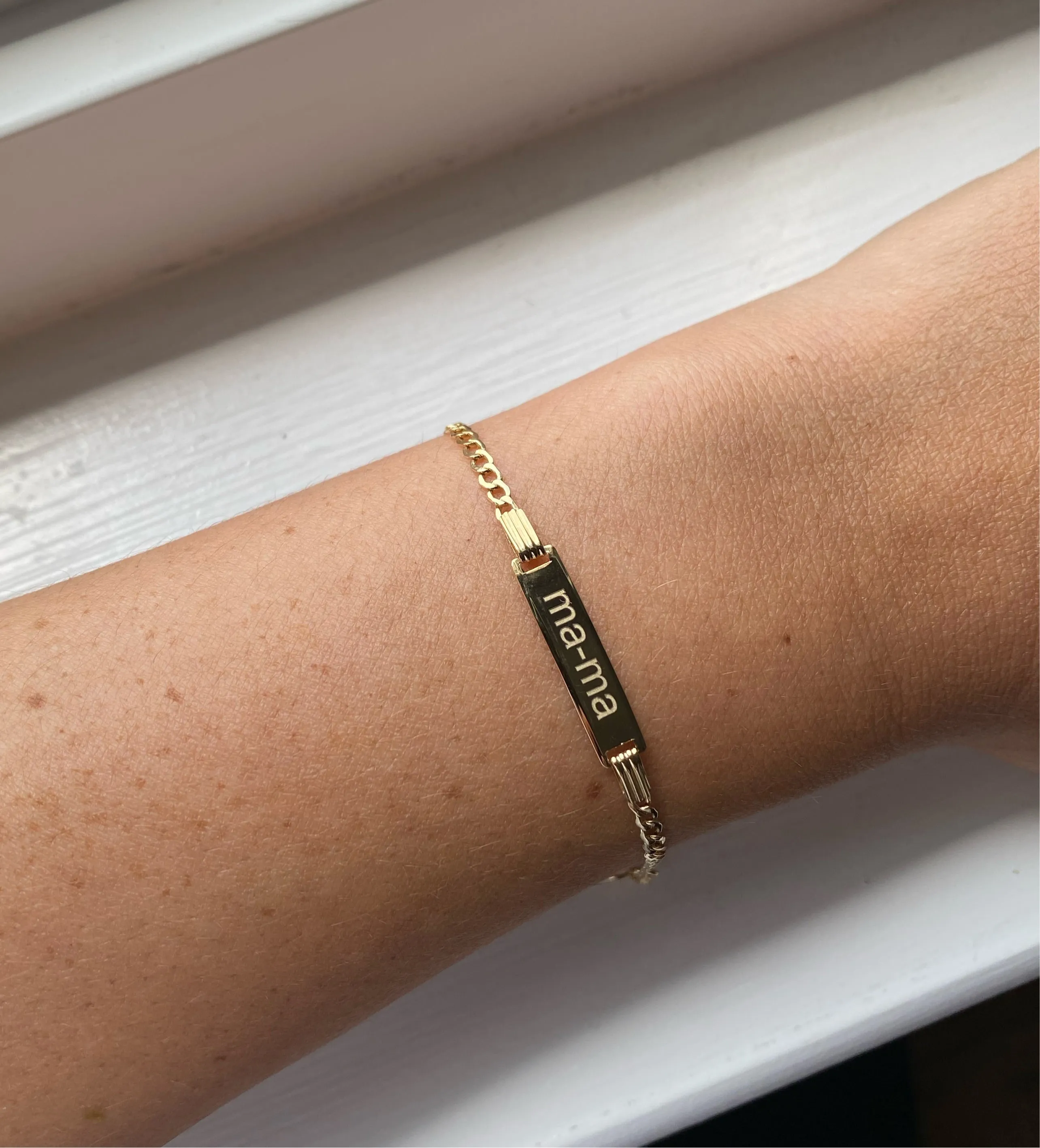 Mini Curb ID Bracelet