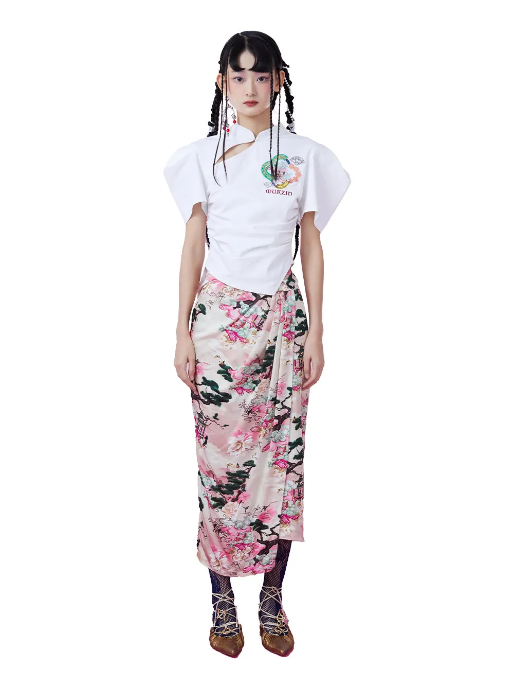MUKZIN Irregular New Fashion Long Skirt