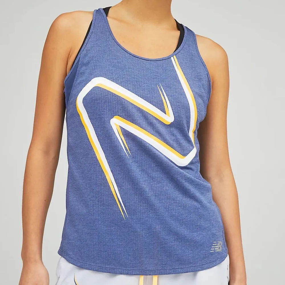 New Balance Printed Impact Run Sleeveless Tank