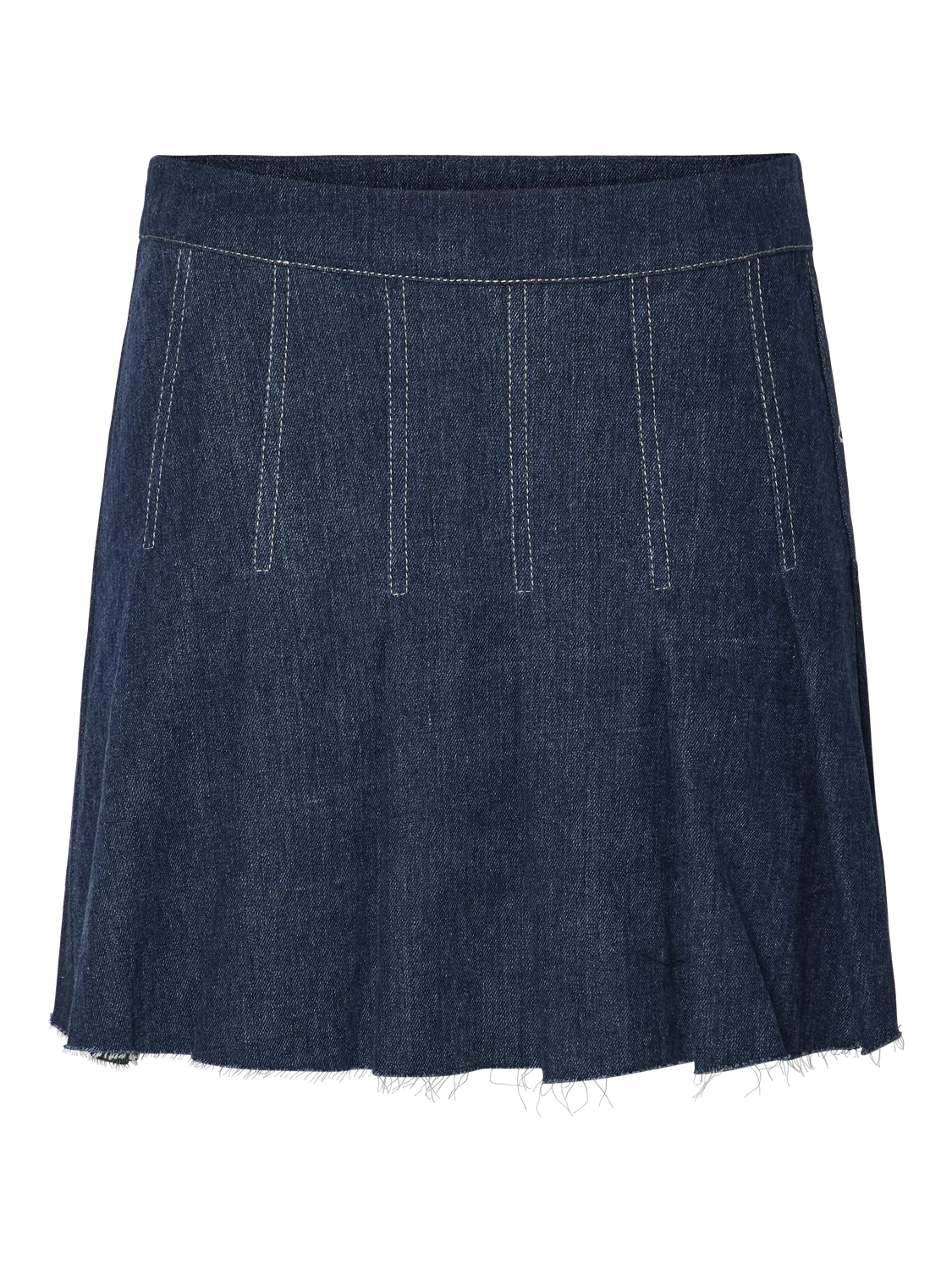 PCFABIA Short Skirt - Dark Blue Denim