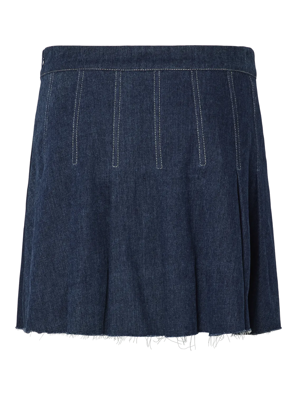 PCFABIA Short Skirt - Dark Blue Denim