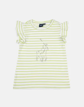 Polo Kids Striped Printed Top