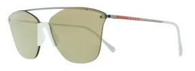 Prada 0PS 52US 371HD0 Lifestyle Ruthenium irregular  Sunglasses
