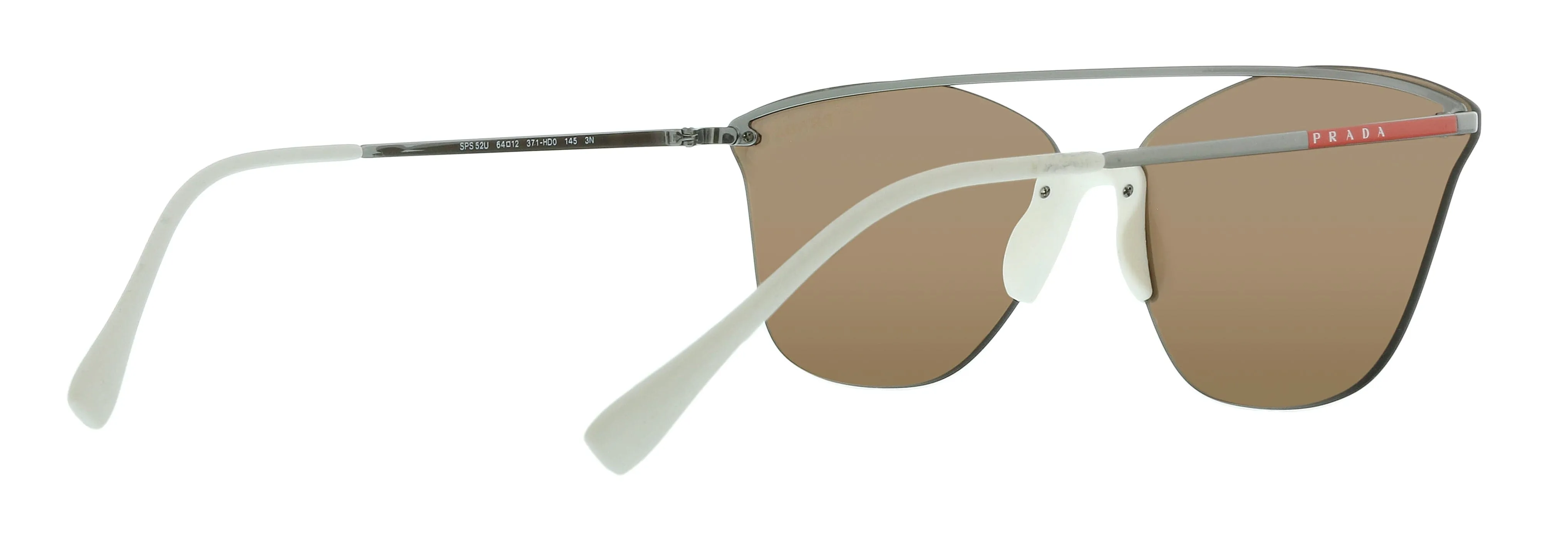 Prada 0PS 52US 371HD0 Lifestyle Ruthenium irregular  Sunglasses