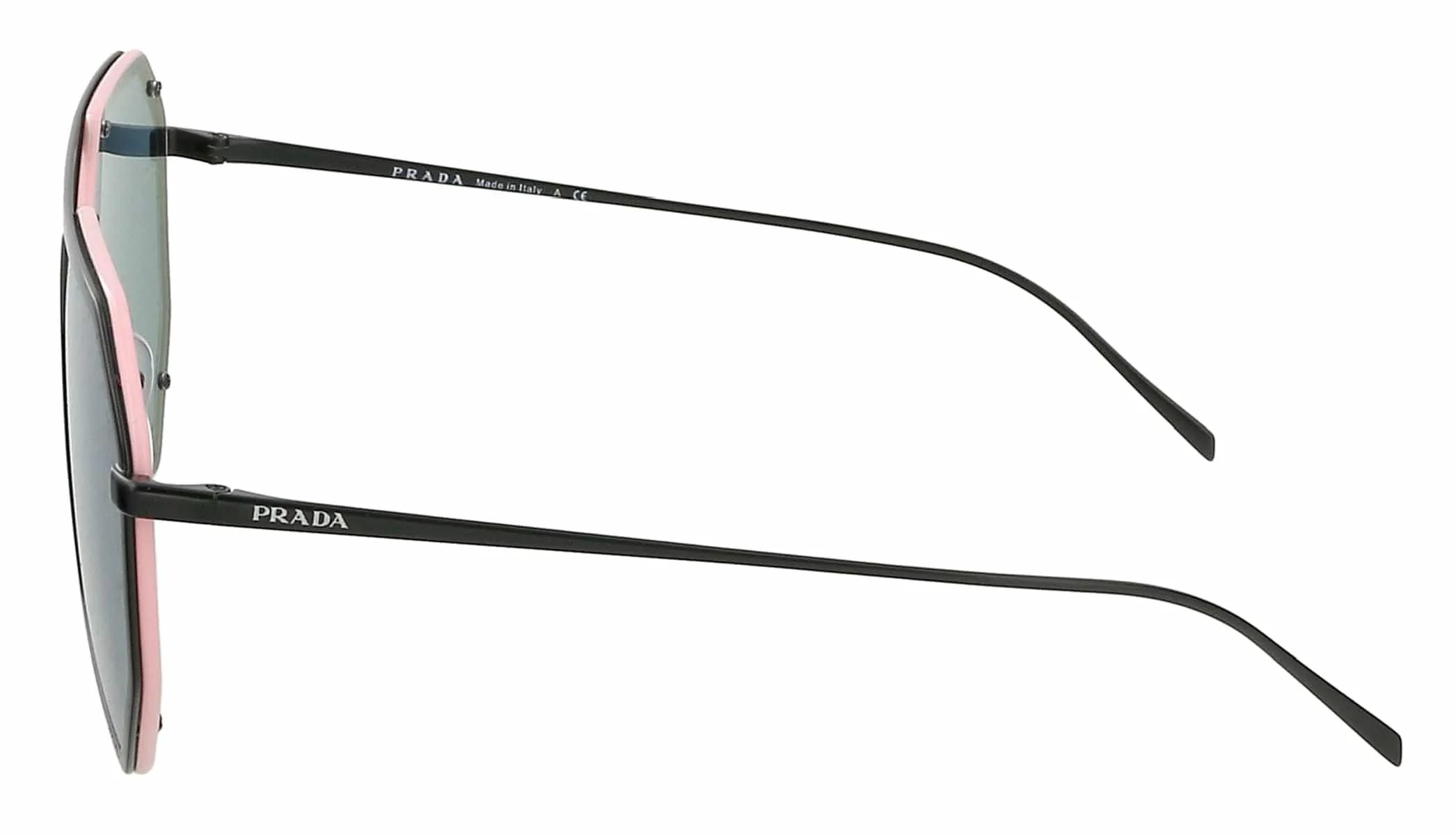 Prada PR62XS 1BO04B Matte Black Aviator Sunglasses
