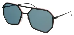 Prada PR62XS 1BO04B Matte Black Aviator Sunglasses