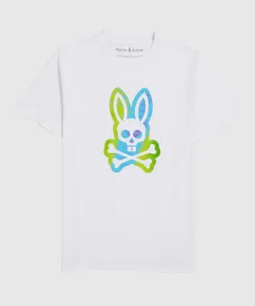 Psycho Bunny Montgomery Graphic Tee - White
