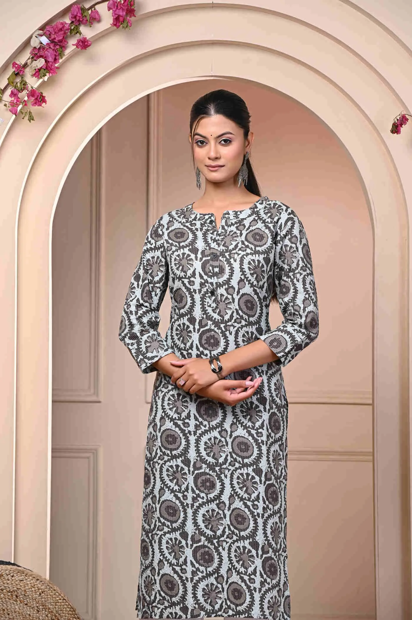 Pure Cotton Katha Kurti for Women
