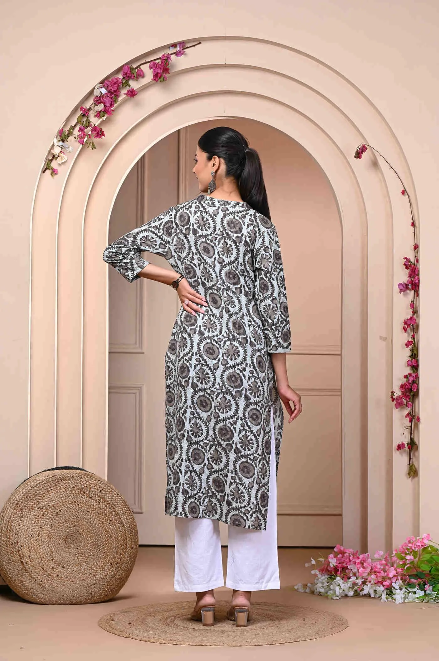 Pure Cotton Katha Kurti for Women