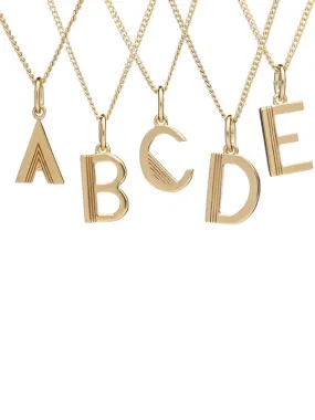 Rachel Jackson Initial Necklace Gold
