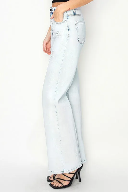 Risen Jeans High Rise Wide Leg Jeans