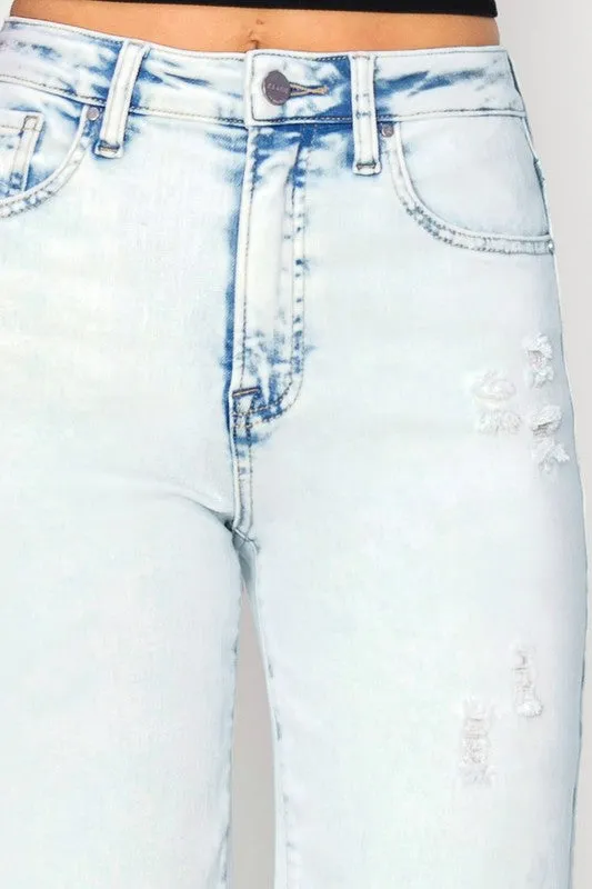 Risen Jeans High Rise Wide Leg Jeans