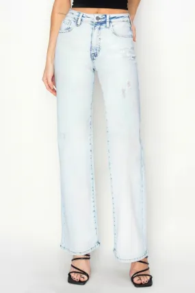 Risen Jeans High Rise Wide Leg Jeans