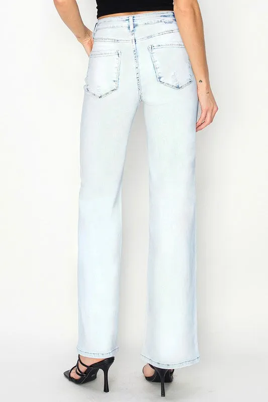 Risen Jeans High Rise Wide Leg Jeans