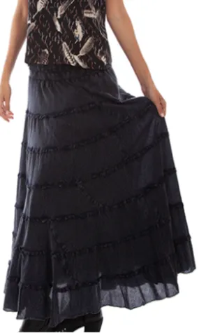 Scully Black Panel Skirt