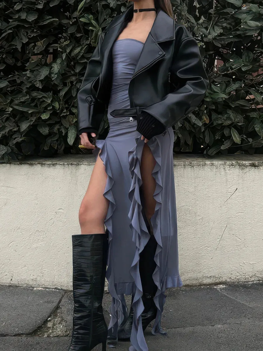 Sleeveless Irregular Dress