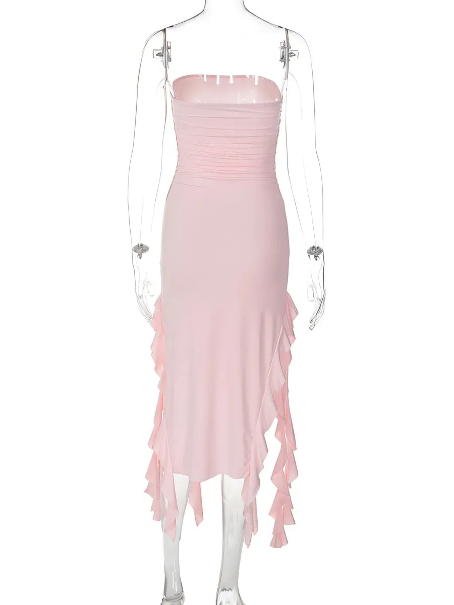 Sleeveless Irregular Dress