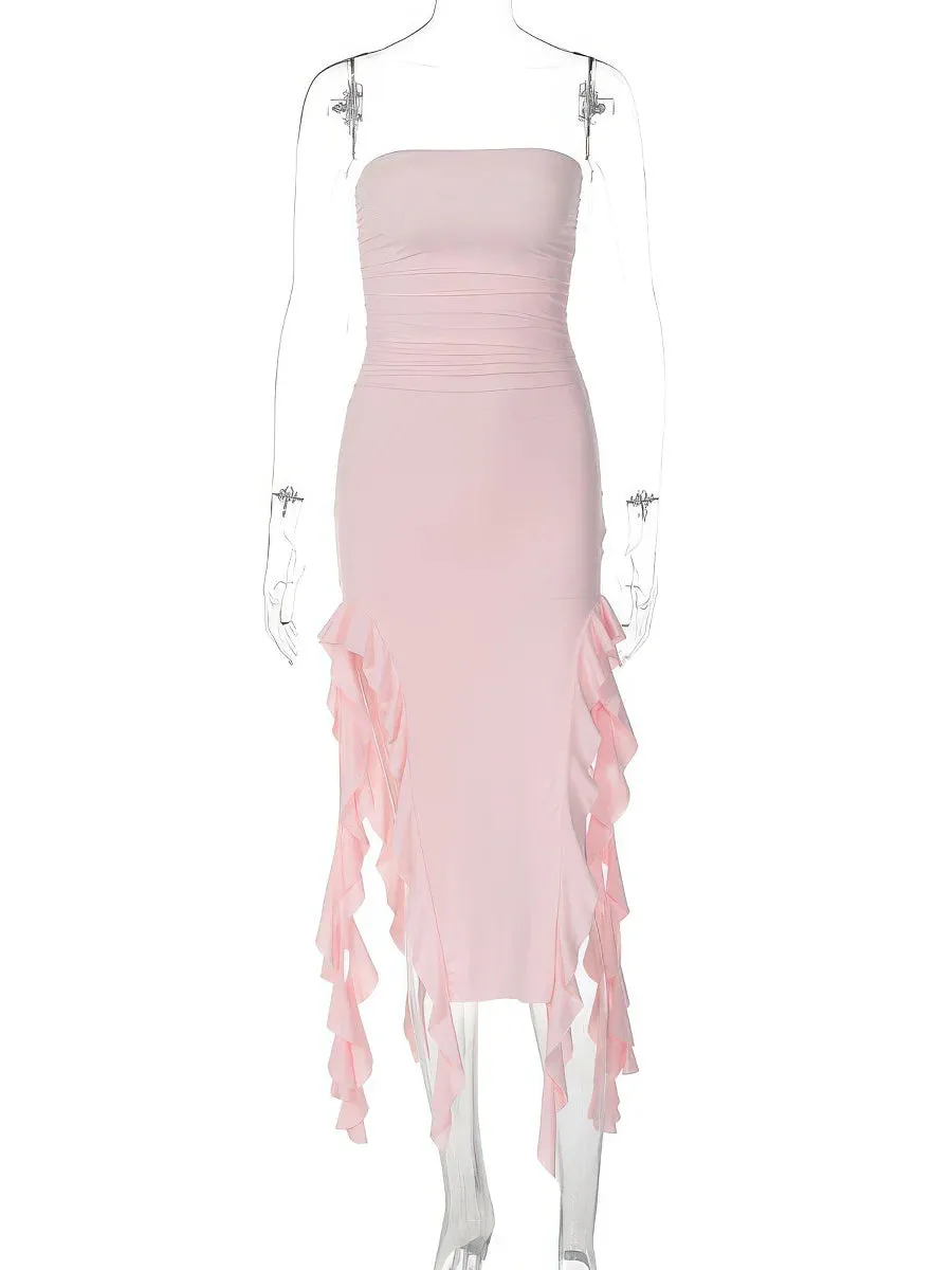 Sleeveless Irregular Dress