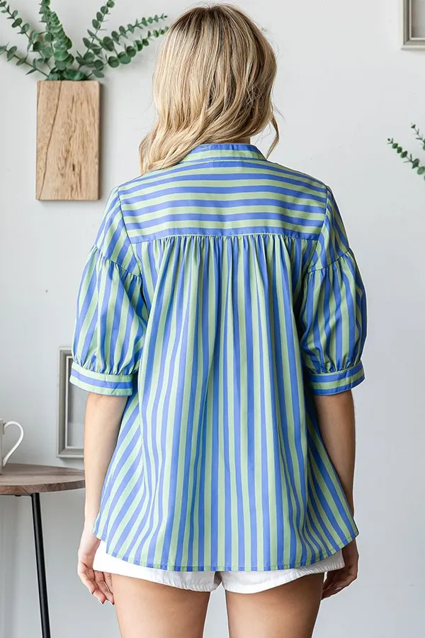 Striped Bandit Top