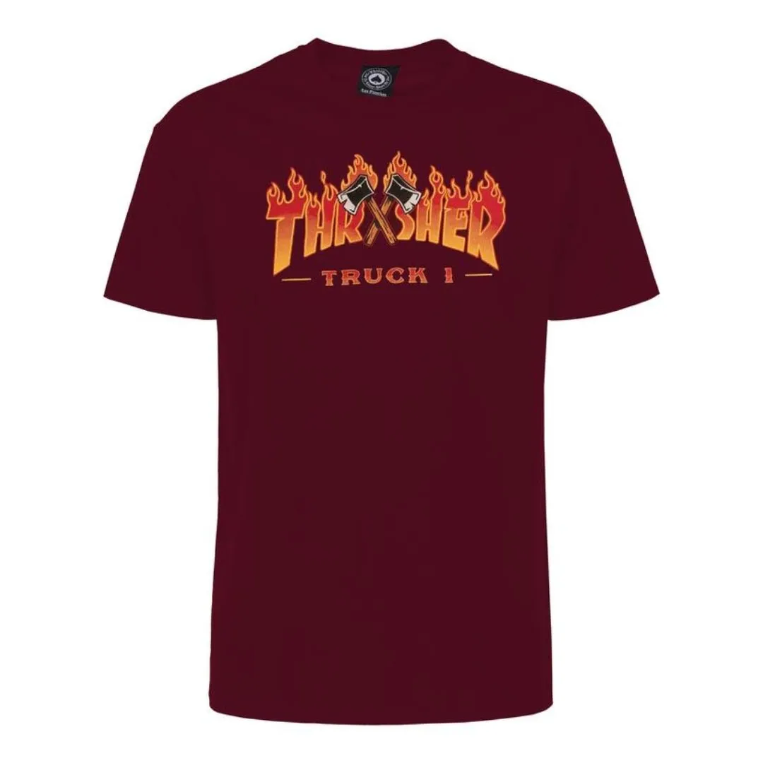 T-Shirt Thrasher Truck maroon