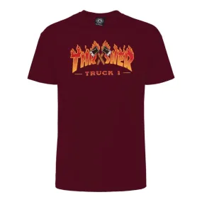 T-Shirt Thrasher Truck maroon