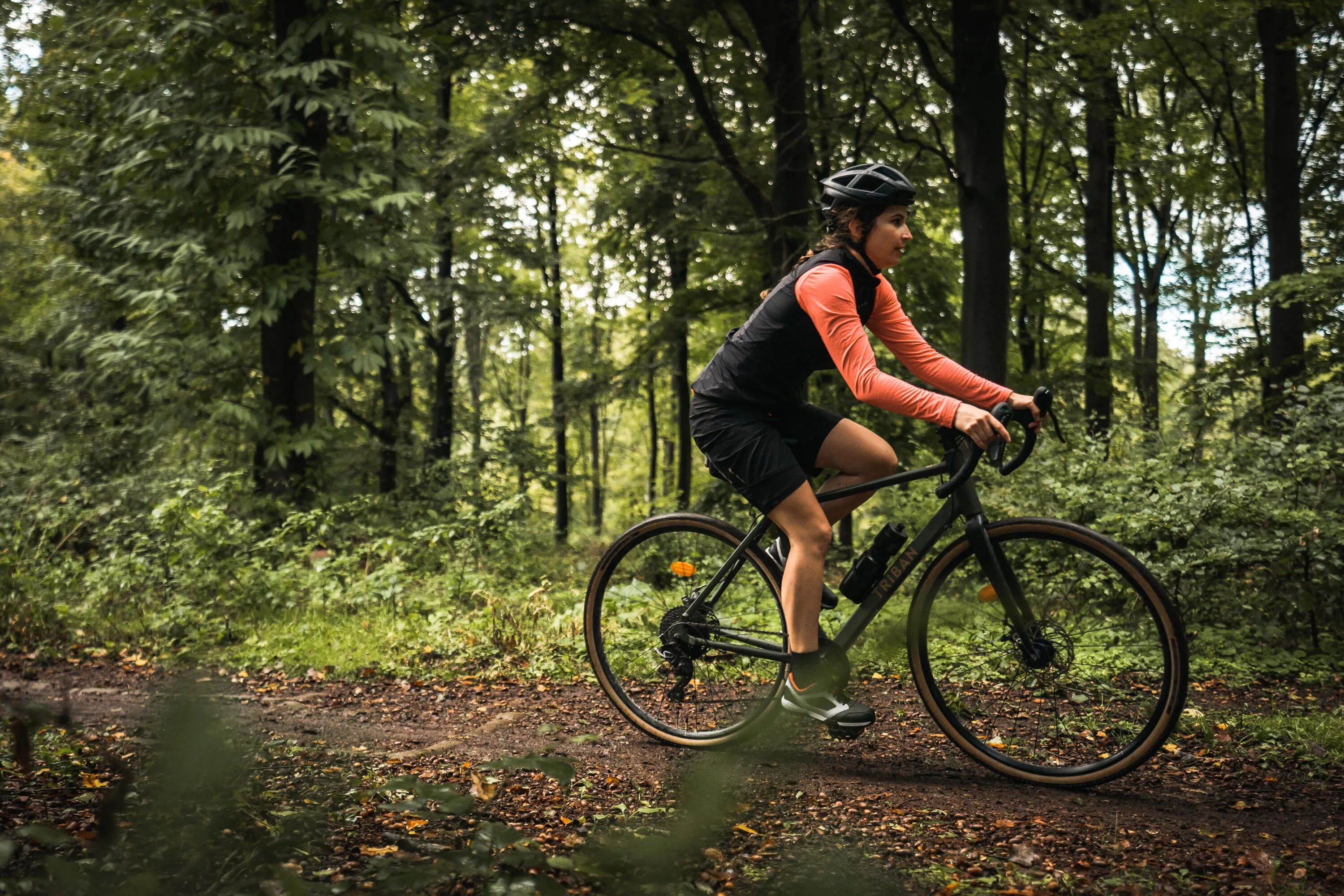 Van Rysel 100 Long-Sleeved Road Cycling Jersey Women's
