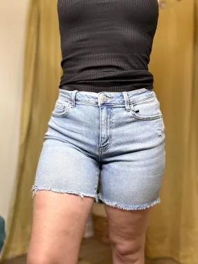 Vervet High Rise Midi Shorts