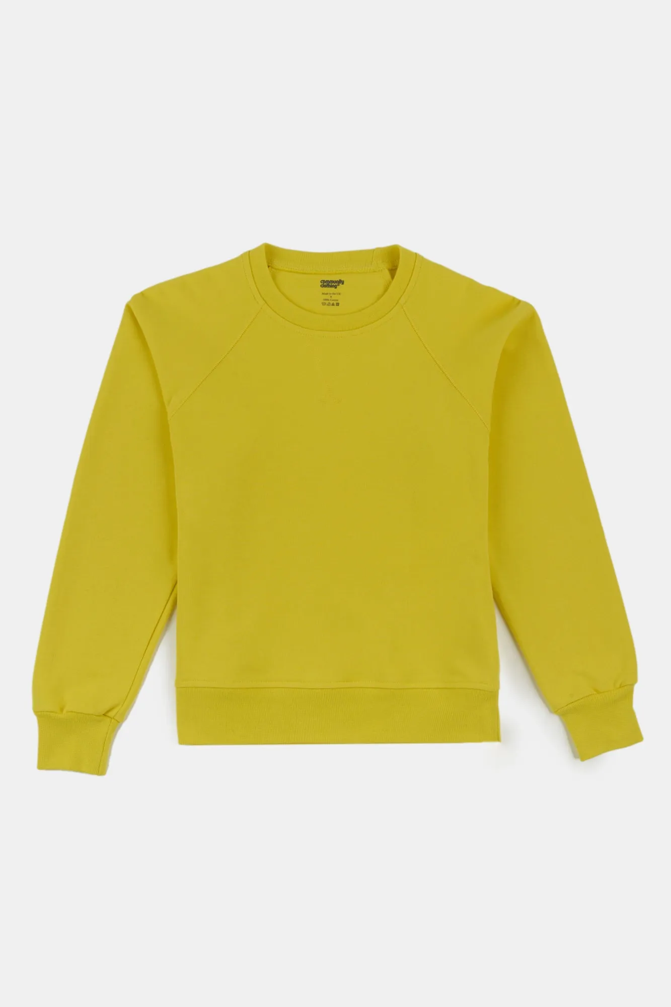 Women's Raglan Sweatshirt - Canary Yellow